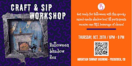 Craft & Sip Workshop - Halloween Shadow Box #2