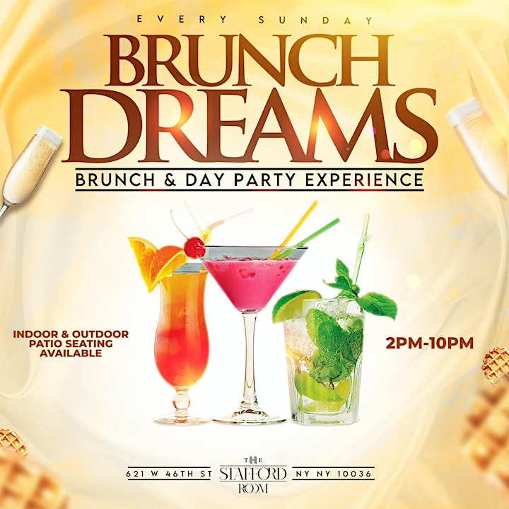 Brunch Dreams at The Stafford Room -  Sunday Brunch and Day Party image