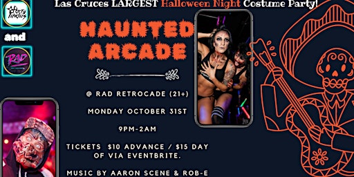 Image principale de PartyTenders Presents | Halloween 2022 "Haunted Arcade" at RAD! (21+)