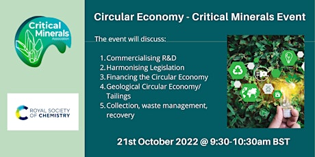 Critical Minerals Circular Economy Event