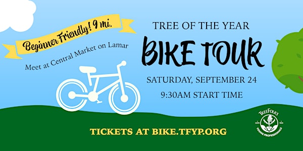 Austin Tree of the Year Bike Tour lead by TreeFolks Young Professionals