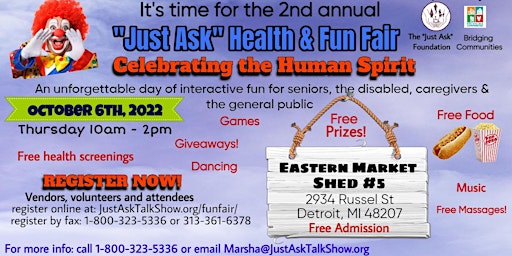 The 2nd Annual  "Just Ask" Health & Fun Fair