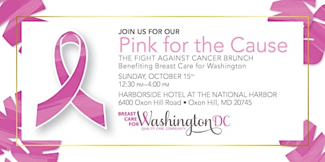 Pink for the Cause | The Fight Against Breast Cancer Brunch primary image