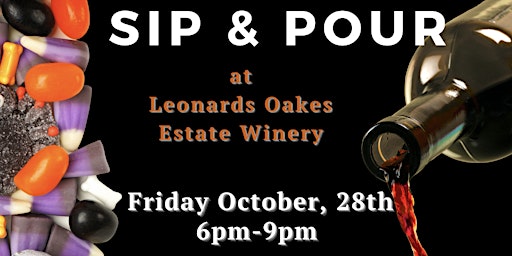 Sip  and Pour Candle Workshop at Leonard Oakes Estate Winery