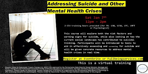 Addressing Suicide and Other Mental Health Crises
