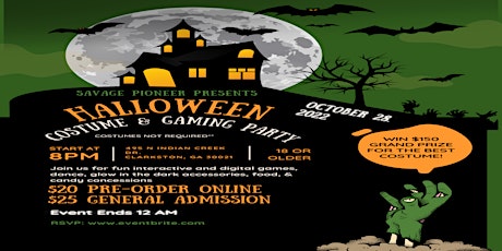 Halloween Costume & Gaming Party