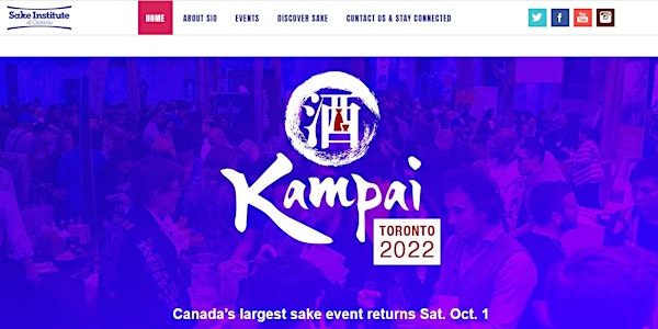 Kampai Toronto - Festival of Sake 2022  (Public Session)