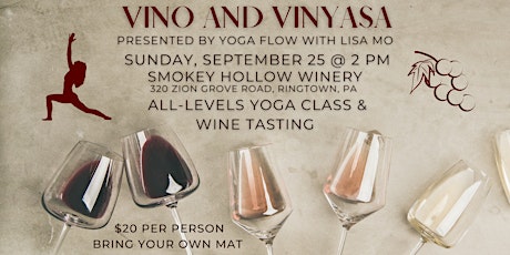 Vino and Vinyasa at Smokey Hollow Winery