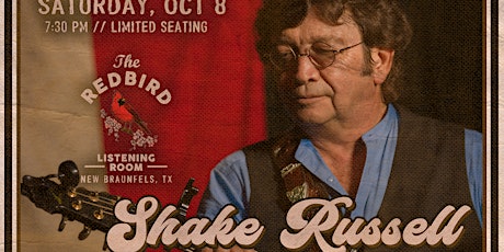 Shake Russell @ The Redbird - 7:30 pm