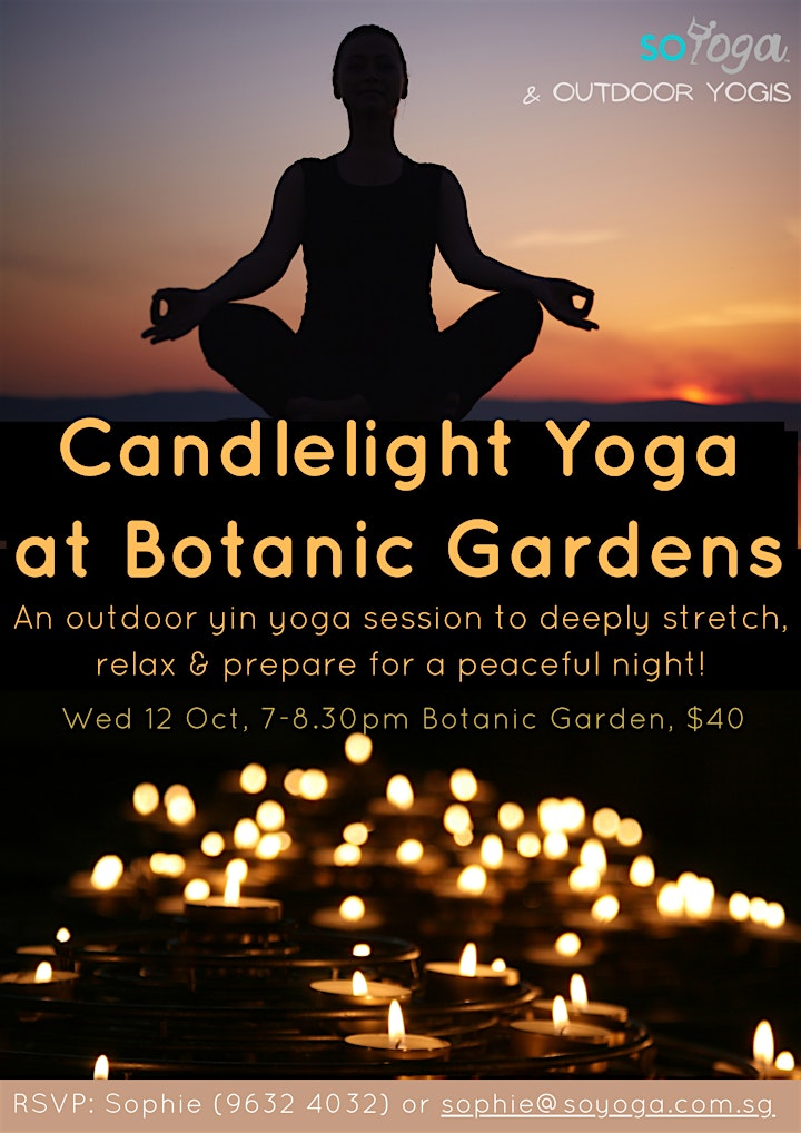 Candlelight Yoga at Botanic Gardens image