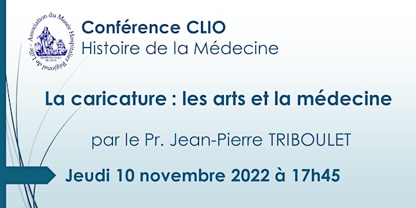 Conférence CLIO : La caricature : les arts et la médecine