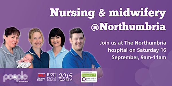 JOIN US Saturday 16 September (9am - 11am) Northumbria nursing & midwifery...
