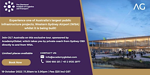 CILTA Private Tour of Western Sydney International Airport