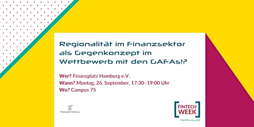 Regionalität im Finanzsektor als Gegenkonzept im Wettbewerb mit den GAFAs!?