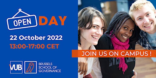 Open Day: Fall 2022 - Brussels School of Governance