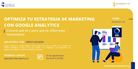 Webinar Emprende: Optimiza tu estrategia de marketing con Google Analytics