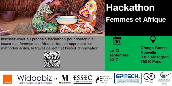 save the date / hackathon femmes et afrique