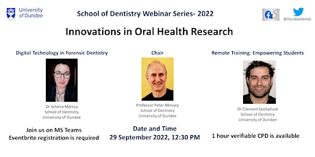 Innovations in Oral Health Research