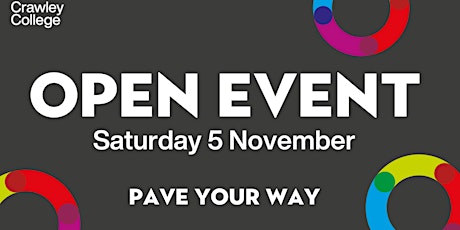 University-level Open Event - Saturday 5 November primary image
