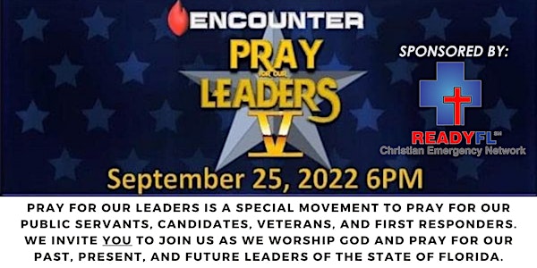 Pray for our Leaders V General Tickets