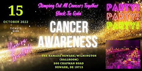 Stomping OUT All Cancers Together  Black - Tie  Gala