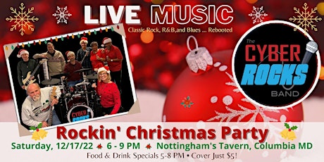Cyber Rocks Band's Rockin' Christmas Party  Live at Nottingham's Tavern