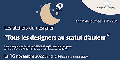 Imagen principal de Tous les designers au statut d'auteur. Décryptage du décret 2020-1095.