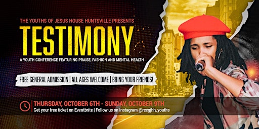 TESTIMONY: The Youth Conference Featuring Praise, Fashion and Mental Health