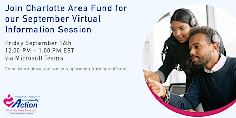 Charlotte Area Fund Virtual Information Session