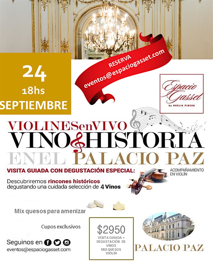Imagen de Vino + Historia en el Palacio Paz. Una experiencia sensorial de Alta Gama