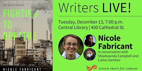 Writers LIVE! Nicole Fabricant, "Fighting to Breathe"