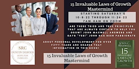 15 Invaluable Laws of Growth Mastermind--Live Them and Reach Your Potential
