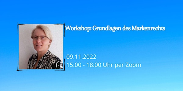Workshop: Grundlagen des Markenrechts
