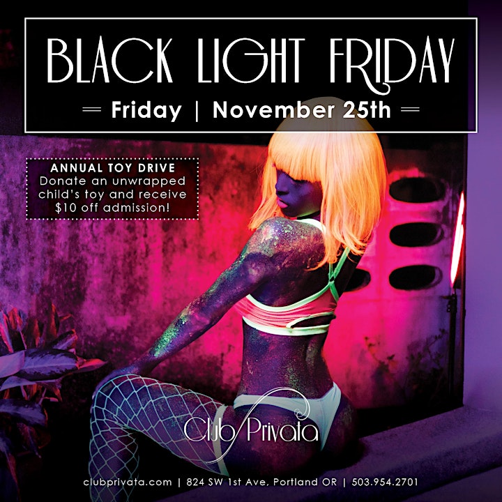 Club Privata: Black Light Friday image