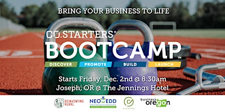 CO.STARTERS Bootcamp  -  Bring Your Business to Life in 2 Days - Joseph OR