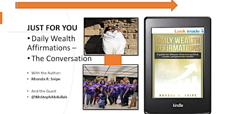 Daily Wealth Affirmations - The Conversation with @MsStephAbdullah primary image