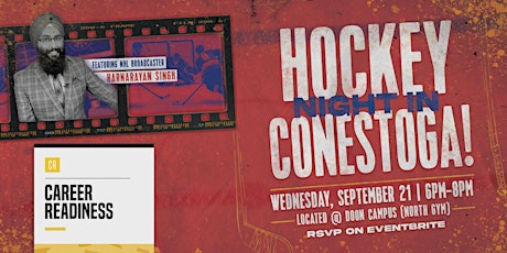 Hockey Night In Conestoga -Win a chance to meet  CBC TV's Harnaryan Singh!