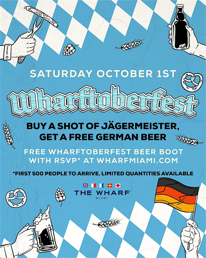 Wharftoberfest: Oktoberfest Riverside Festival at The Wharf Miami! image