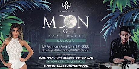 MOON LIGHT BOAT PARTY MIAMI BEACH primary image