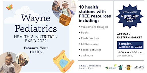 Wayne Pediatrics Free Community Health & Nutrition Expo