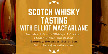 Scotch Whisky Tasting with Elliot Macfarlane primary image
