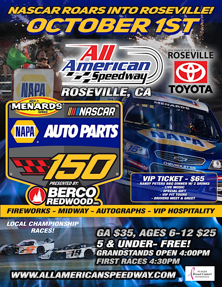 10/1/22 NASCAR ARCA West NAPA AUTO PARTS 150 Presented by Berco Redwood image