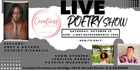 Live Poetry  Show at Creations at the Edge