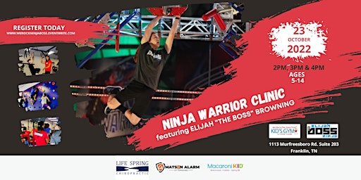 We Rock the Spectrum Ninja Warrior Clinic with Elijah "The Boss" Browning
