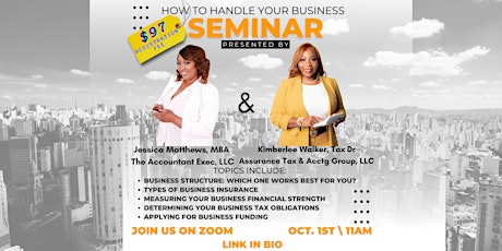 How to Handle Your Business Seminar