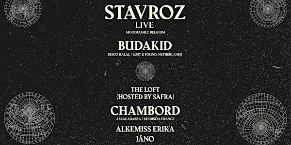 Stavroz (Live), Budakid + Safra in the Loft w/ Chambord at Public Works