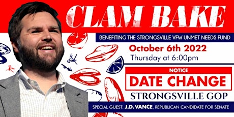 Strongsville GOP Clam Bake w/ JD Vance - Benefitin
