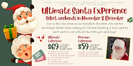 Premium Santa Experience - Bring Your Own Camera Package