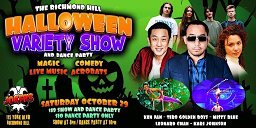 The Richmond Hill Halloween Variety Show and Dance Party!
