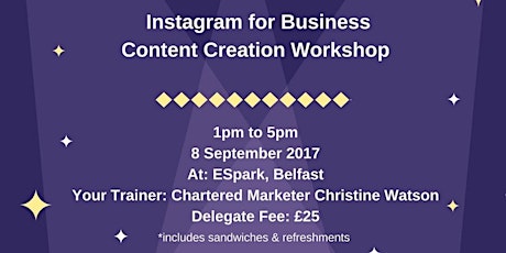 InstaMeet Belfast Bootcamp for Business Instagrammers  primary image
